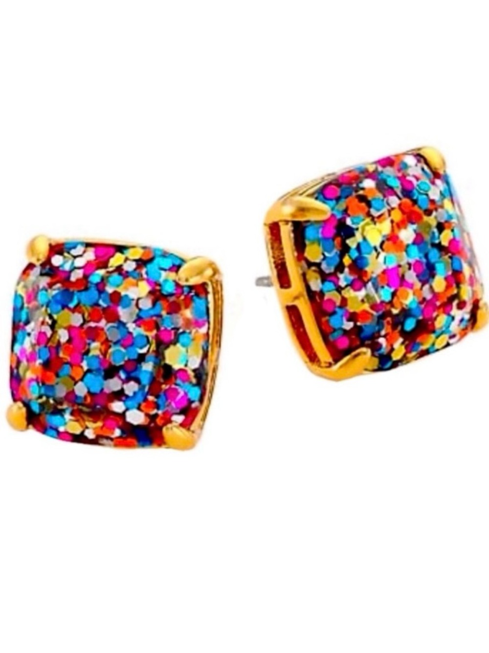KATE SPADE NEW YORK ♠️ sparkly multicolor glitter earrings